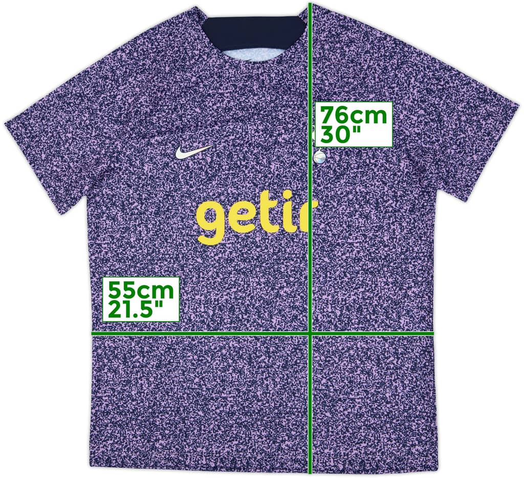 2023-24 Tottenham Nike Training Shirt - 10/10 - (XL)