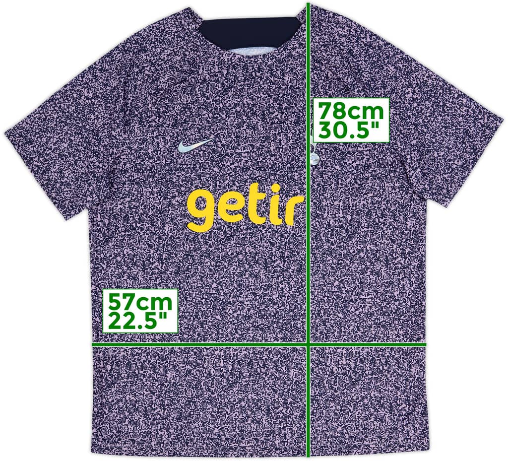 2023-24 Tottenham Nike Training Shirt - 10/10 - (XL)