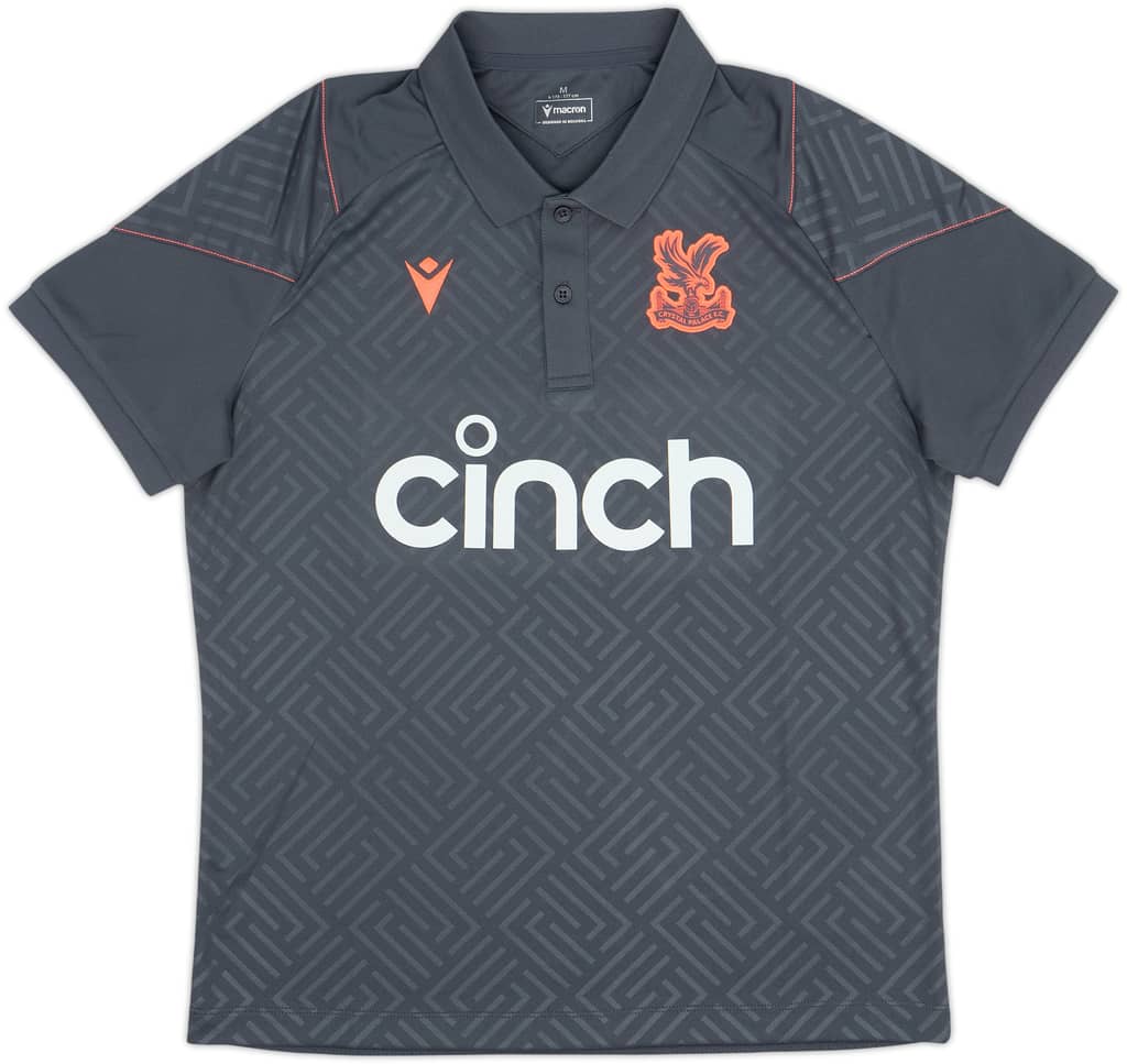 2023-24 Crystal Palace Macron Polo Shirt - 9/10 - (M)