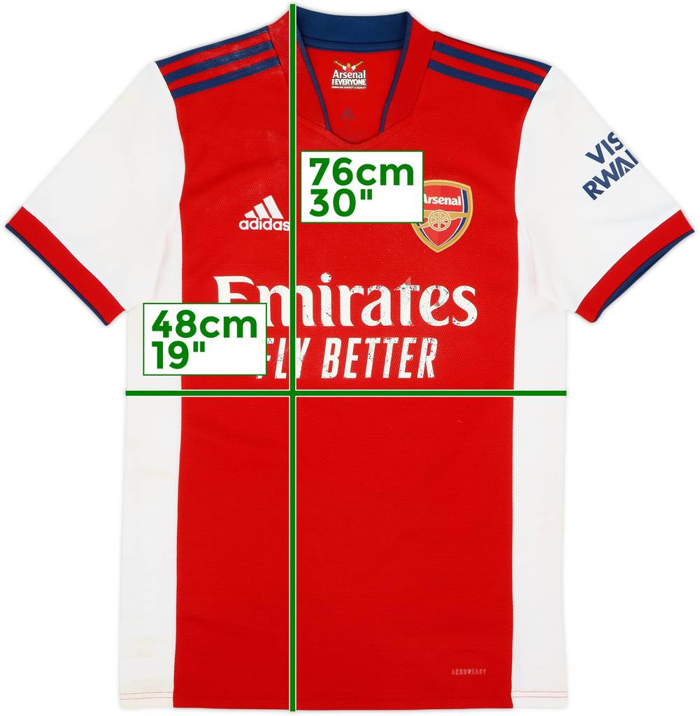 2021-22 Arsenal Home Shirt - 5/10 - (S)