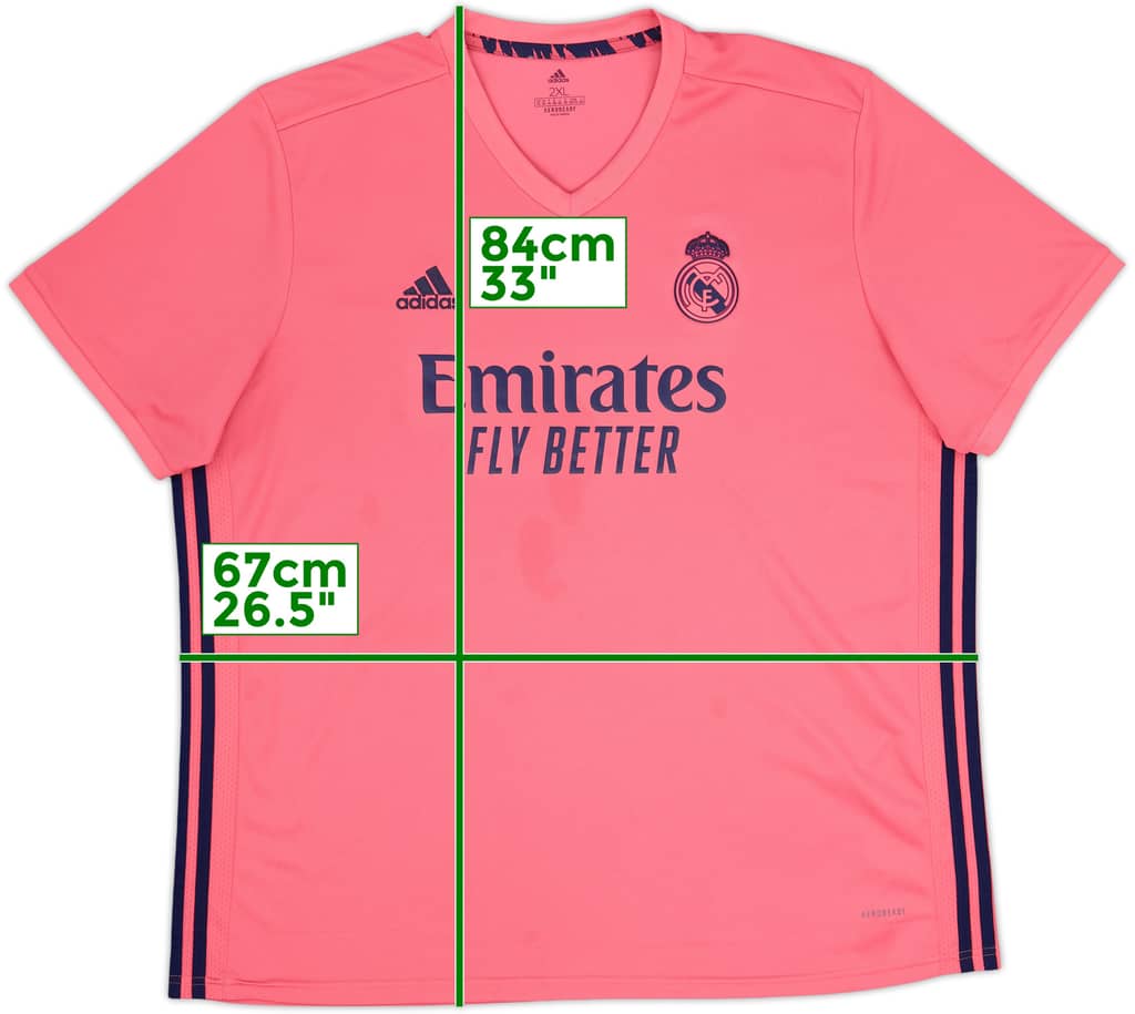 2020-21 Real Madrid Away Shirt - 5/10 - (XXL)