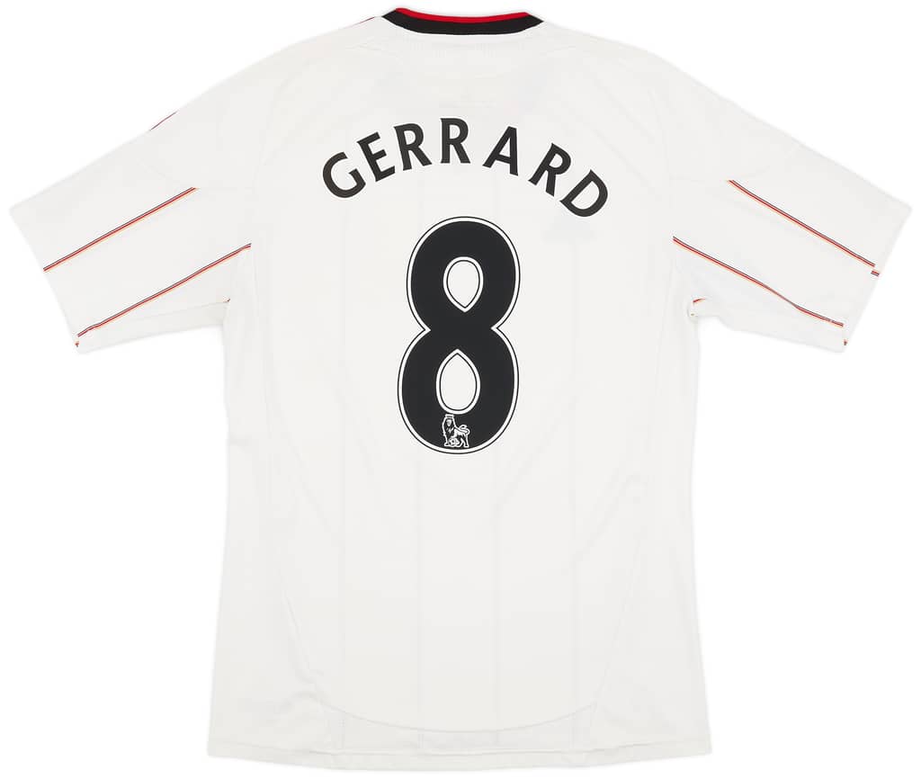2010-11 Liverpool Away Shirt Gerrard #8 - 6/10 - (S)