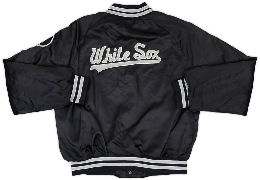1990s Chicago White Sox Chalk Line Satin Varsity Jacket - 5/10 - (XL.Boys)