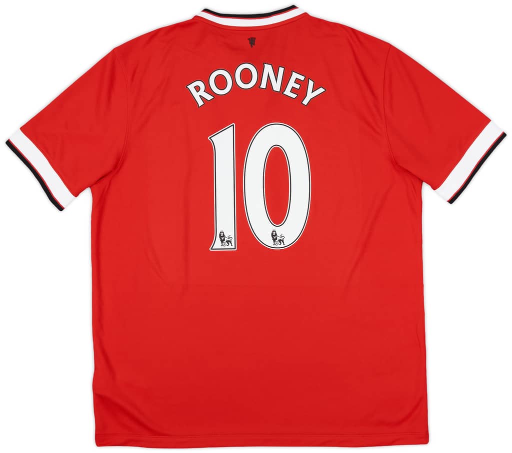 2014-15 Manchester United Home Shirt Rooney #10 - 6/10 - (XL)
