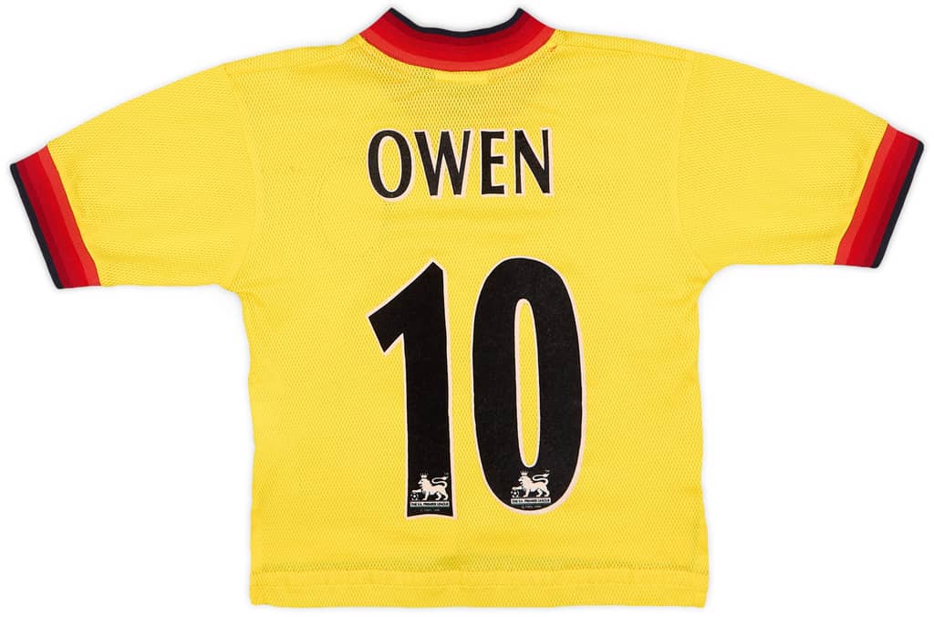 1997-99 Liverpool Away Shirt Owen #10 - 6/10 - (5-6 Years)