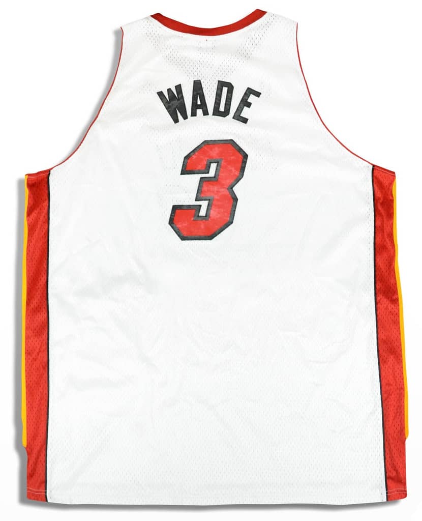 2006-10 Miami Heat Wade #3 adidas Swingman Jersey (Home) 4XL