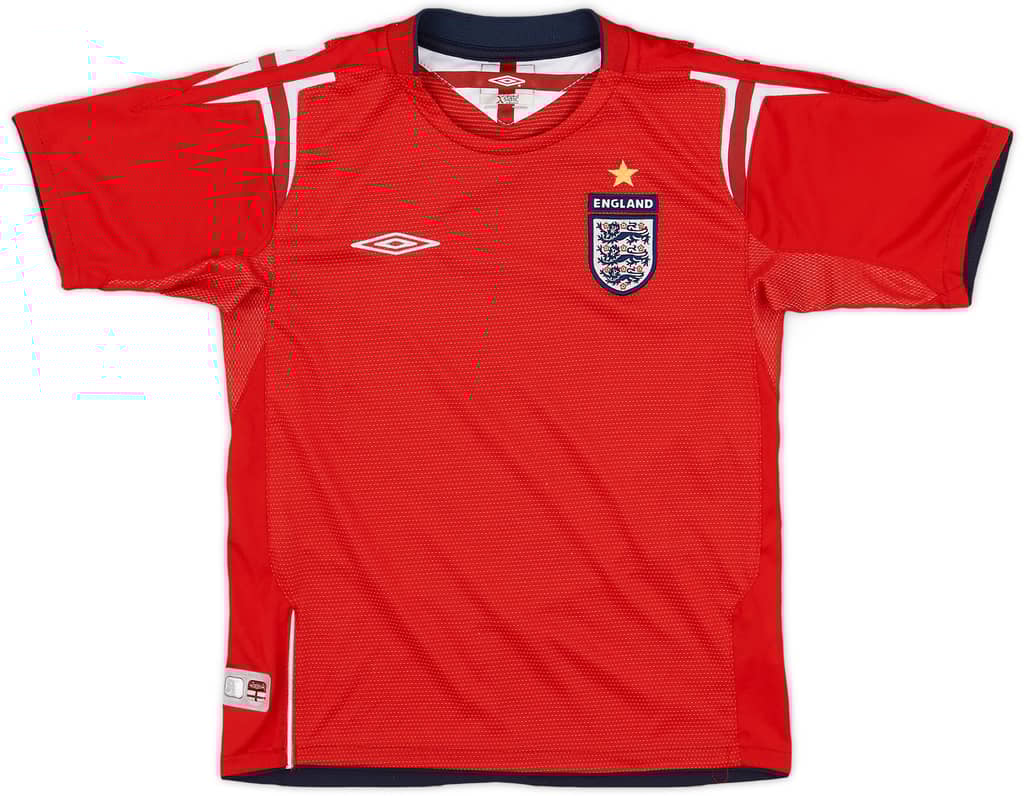 2004-06 England Away Shirt - 8/10 - (S.Boys)