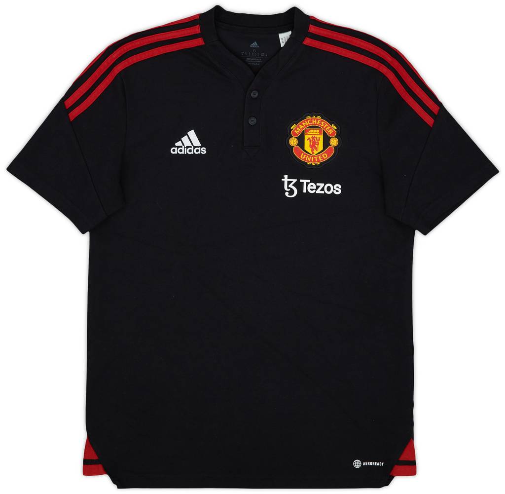 2022-23 Manchester United adidas Polo Shirt - 8/10 - (S)