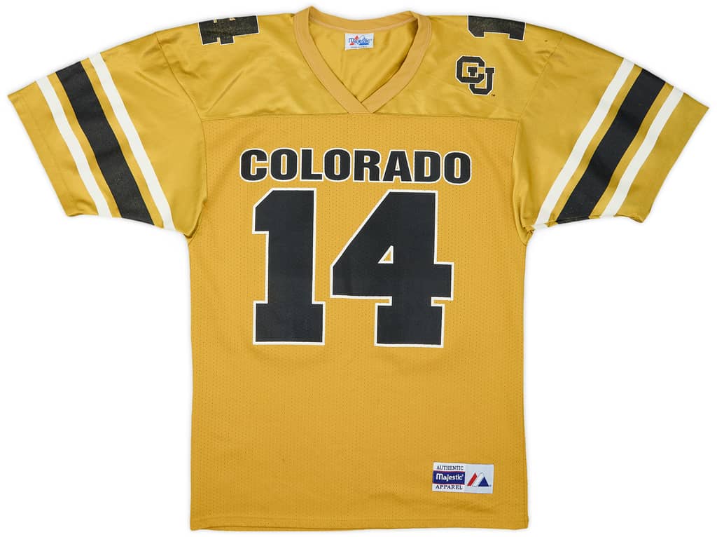 2002-04 Colorado Buffaloes Klatt #14 Majestic Alternate Jersey - 7/10 - (L)