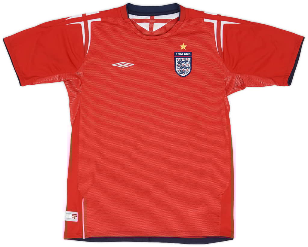 2004-06 England Away Shirt - 9/10 - (XL.Boys)