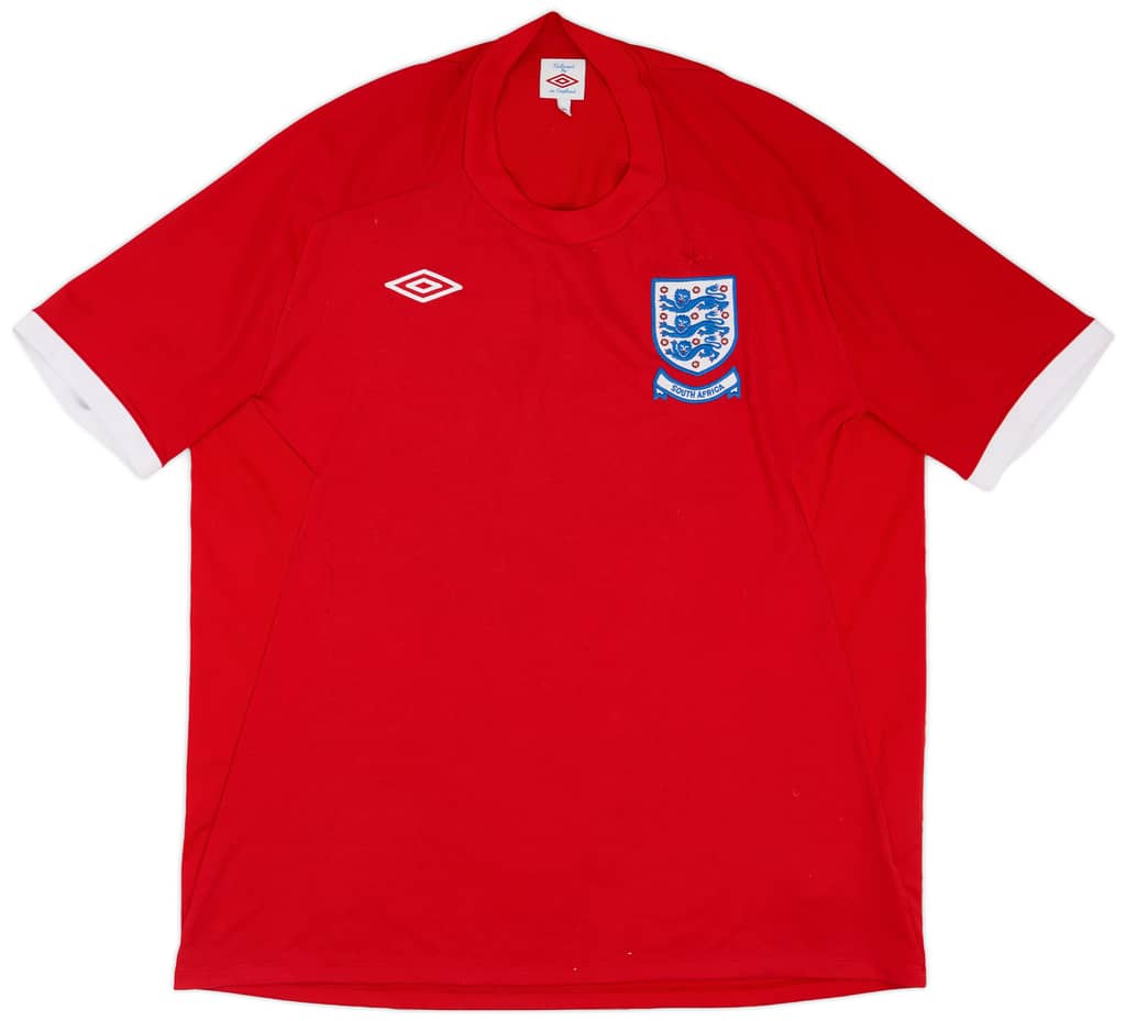 2010-11 England 'South Africa' Away Shirt - 9/10 - (XXL)