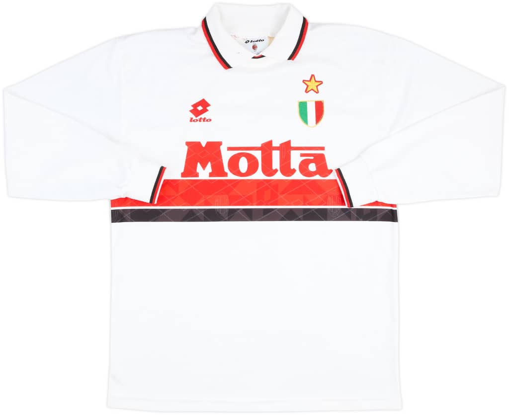 1993-94 AC Milan Away L/S Shirt - 8/10 - (L)