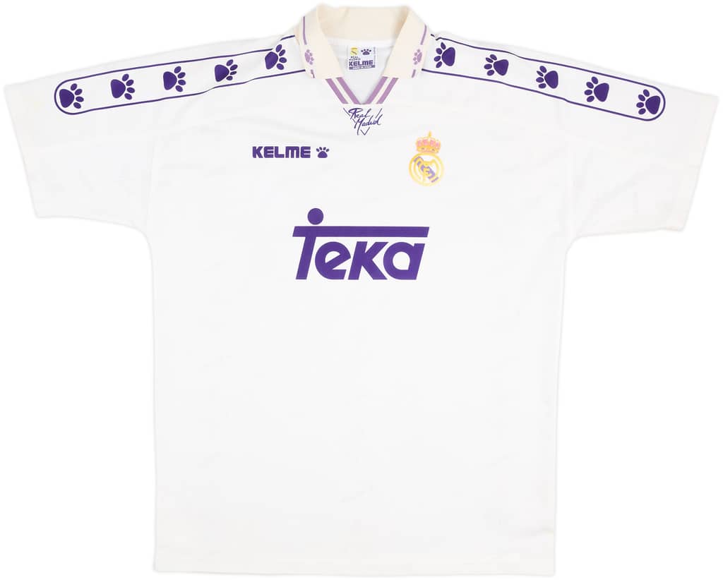 1994-96 Real Madrid Home Shirt - 5/10 - (L)