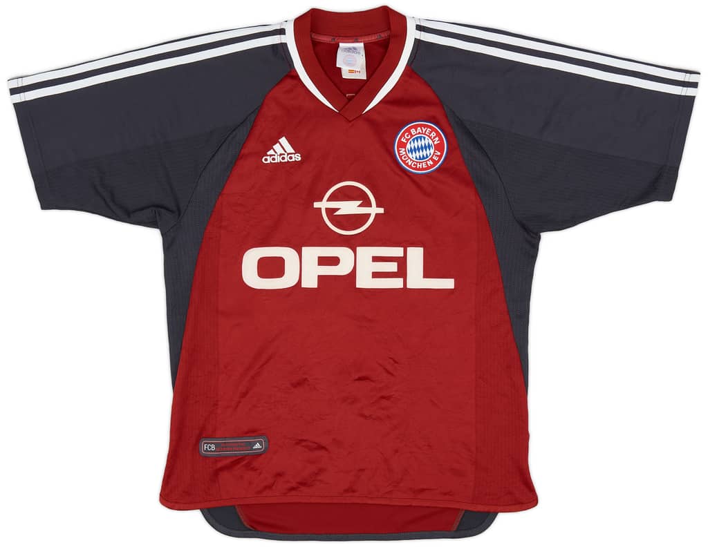 2001-02 Bayern Munich Home Shirt Elber #9 - 8/10 - (S)