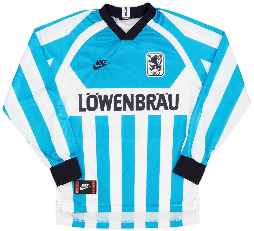 1995-96 1860 Munich Home L/S Shirt - 9/10 - (S)