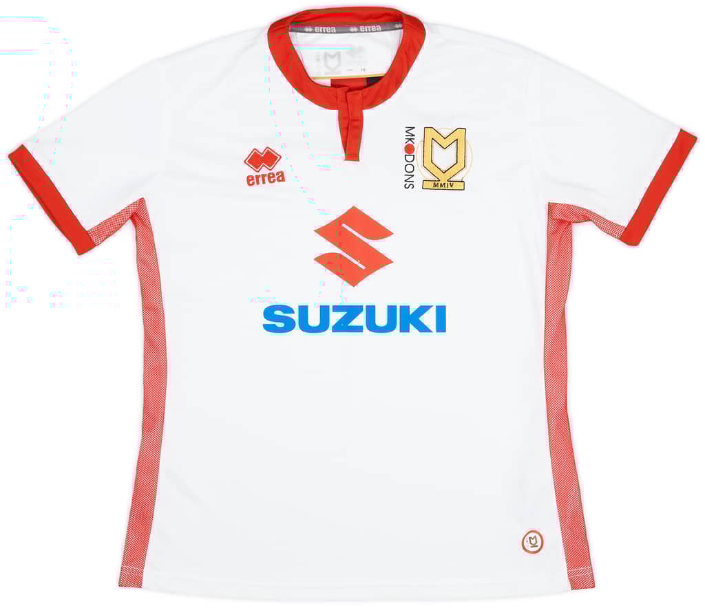 2017-18 MK Dons Home Shirt - 9/10 - (M)