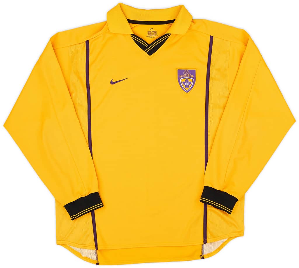 2001-03 NK Maribor Player Issue Away L/S Shirt - 9/10 - (M)