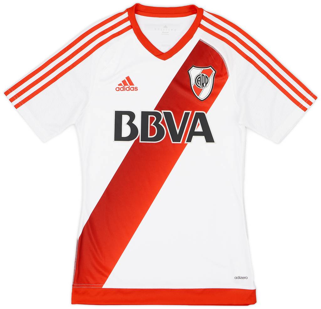 2016-17 River Plate Authentic Home Shirt - 8/10 - (S)