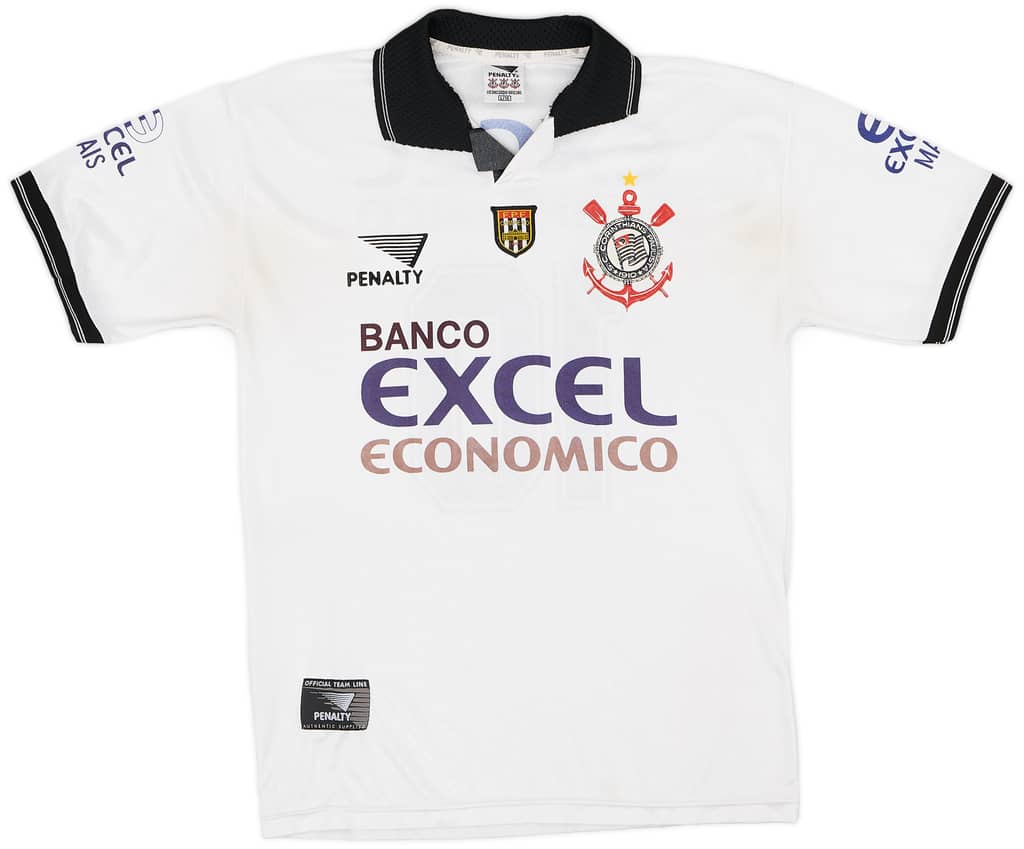 1997 Corinthians Home Shirt #10 - 6/10 - (L)