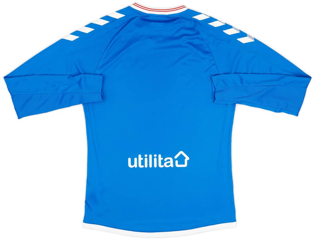 2019-20 Rangers Home L/S Shirt - 10/10 - (S)