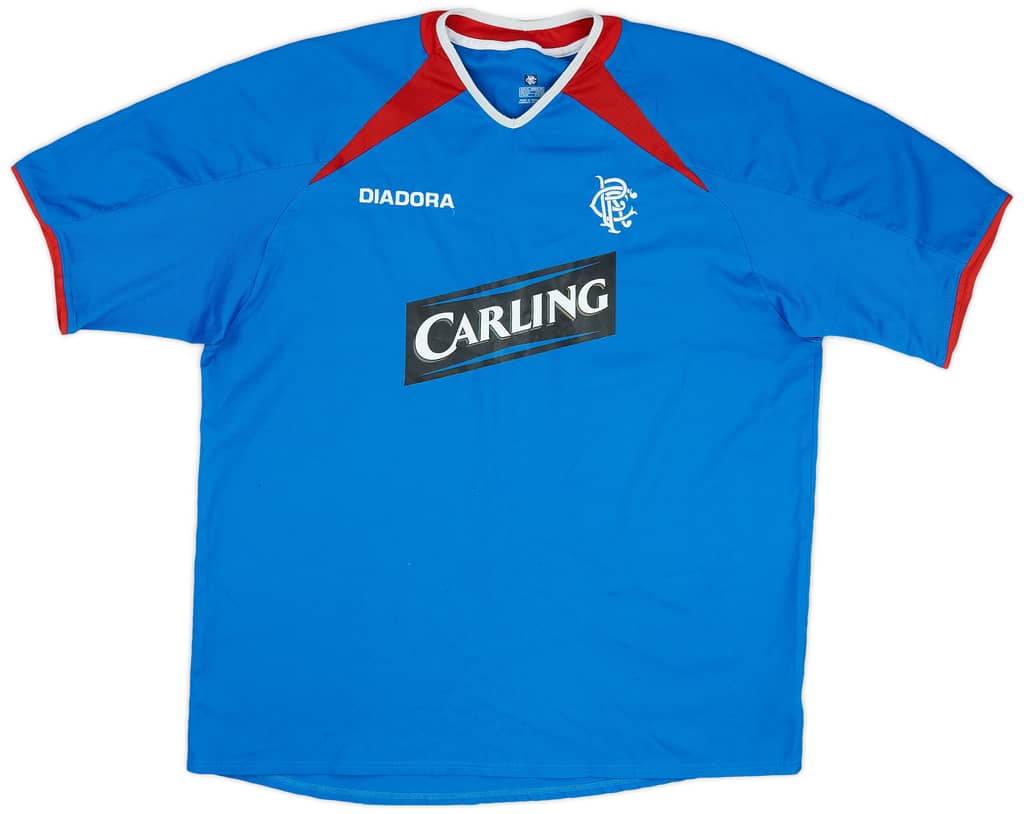 2003-05 Rangers Home Shirt - 8/10 - (XL)