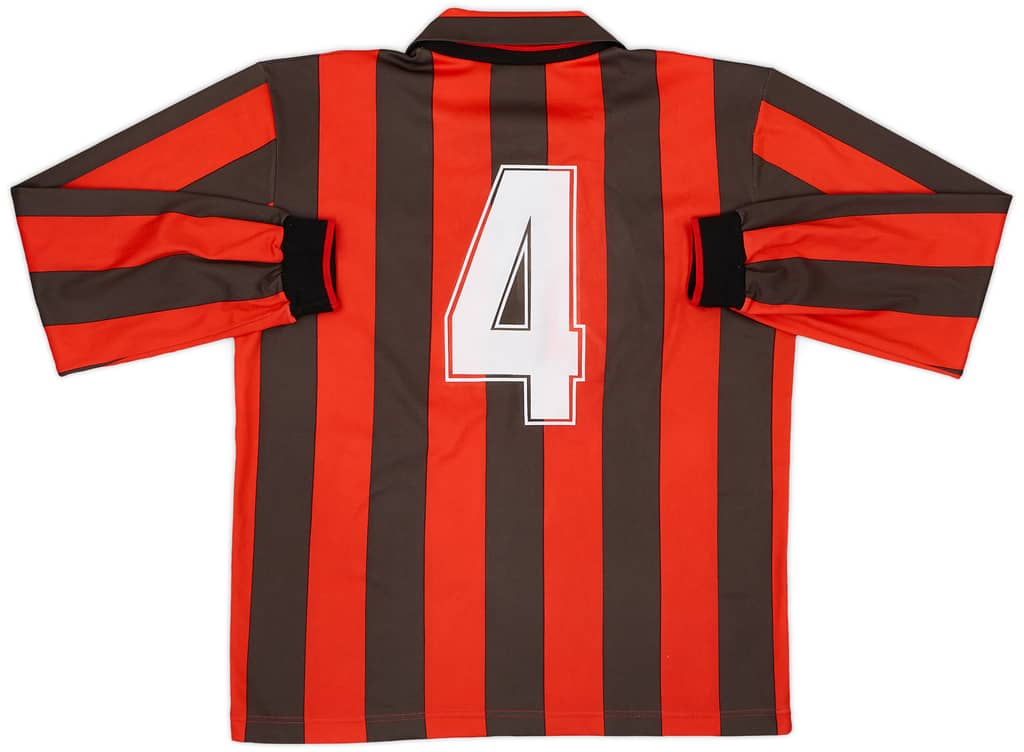1990-91 AC Milan Home L/S Shirt #4 - 6/10 - (M)