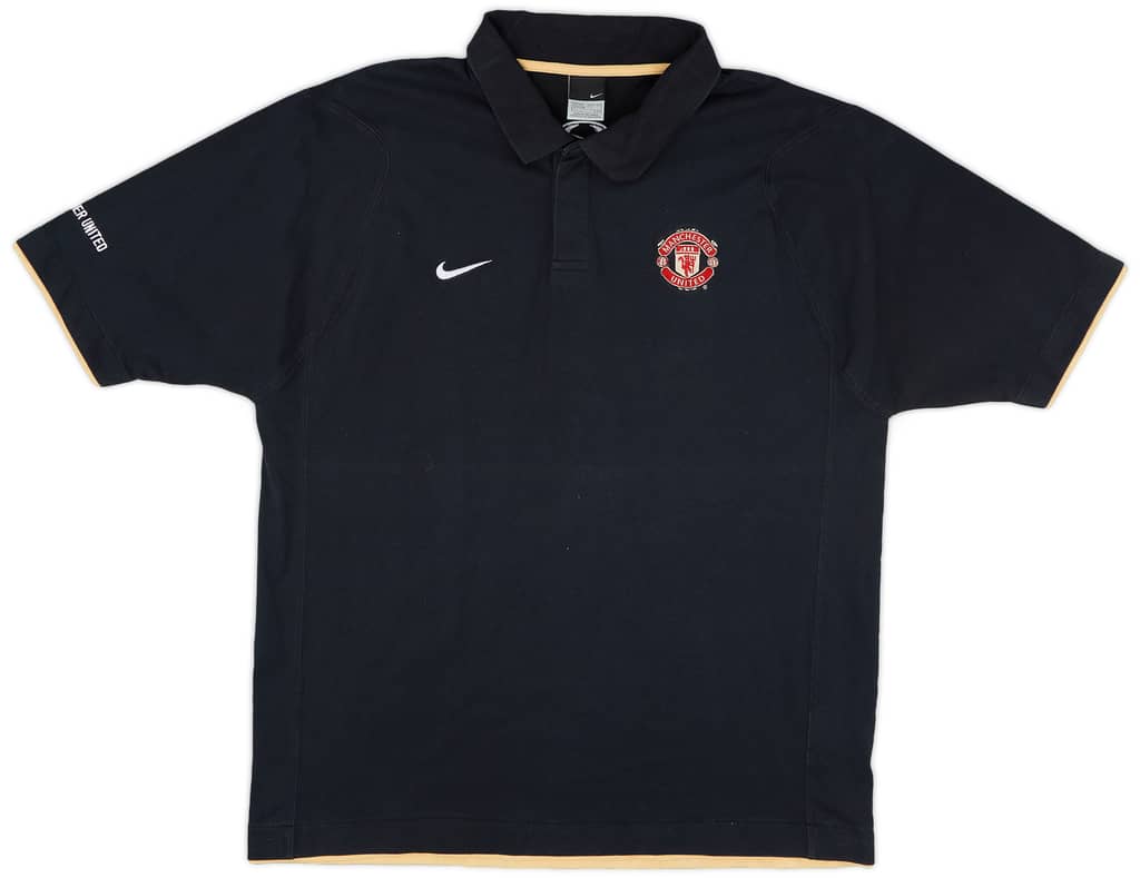 2006-07 Manchester United Nike Polo Shirt - 8/10 - (XXL)