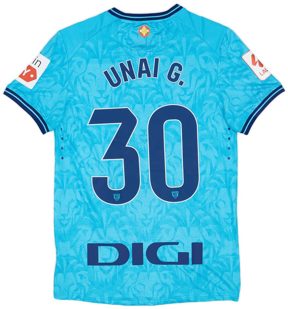 2023-24 Athletic Bilbao Match Issue Away Shirt Unai G. #30