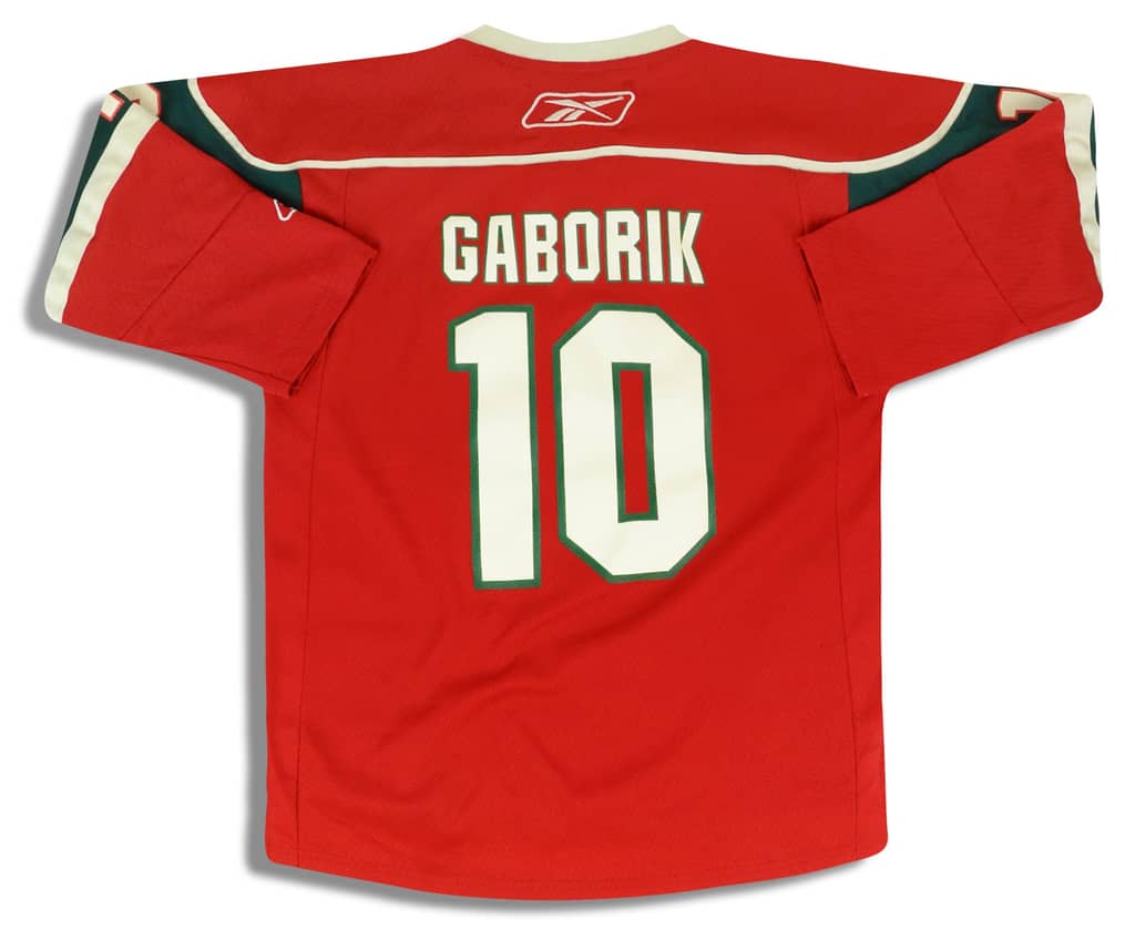 2007-09 Minnesota Wild Gaborik #10 Reebok Replica Jersey (Home) Y