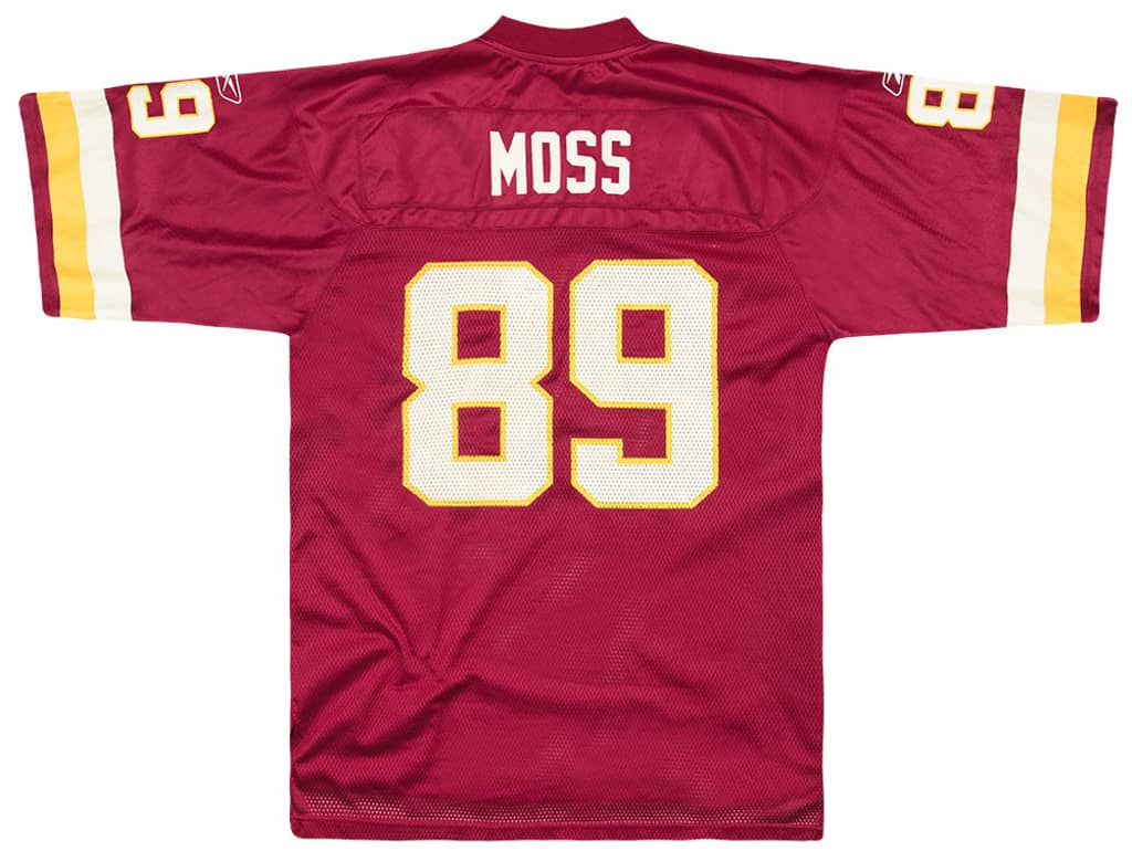 2005-06 Washington Redskins Moss #89 Reebok On Field Jersey (Home) M