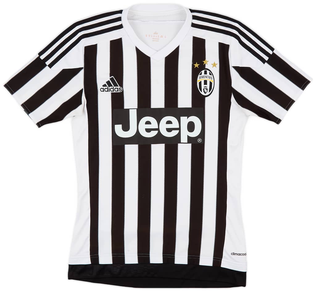 2015-16 Juventus Home Shirt - 8/10 - (XS)