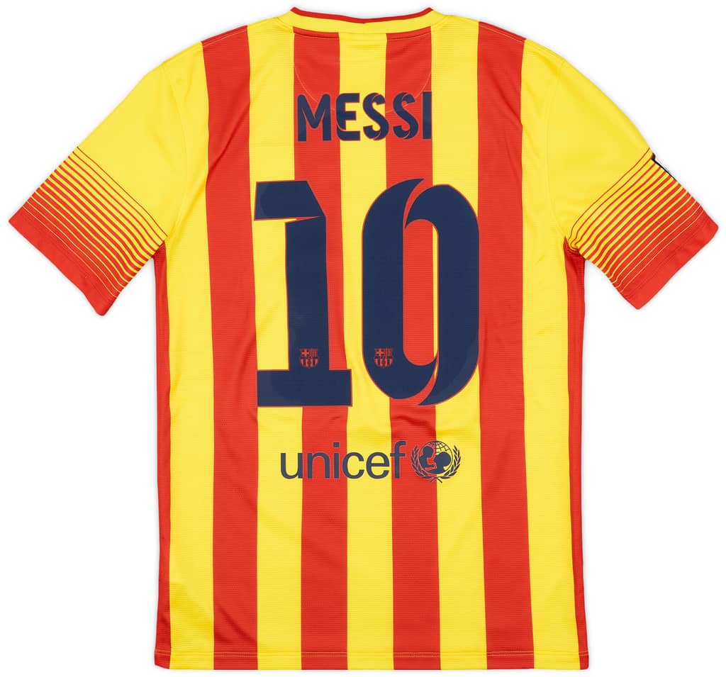 2013-15 Barcelona Away Shirt Messi #10 - 9/10 - (S)