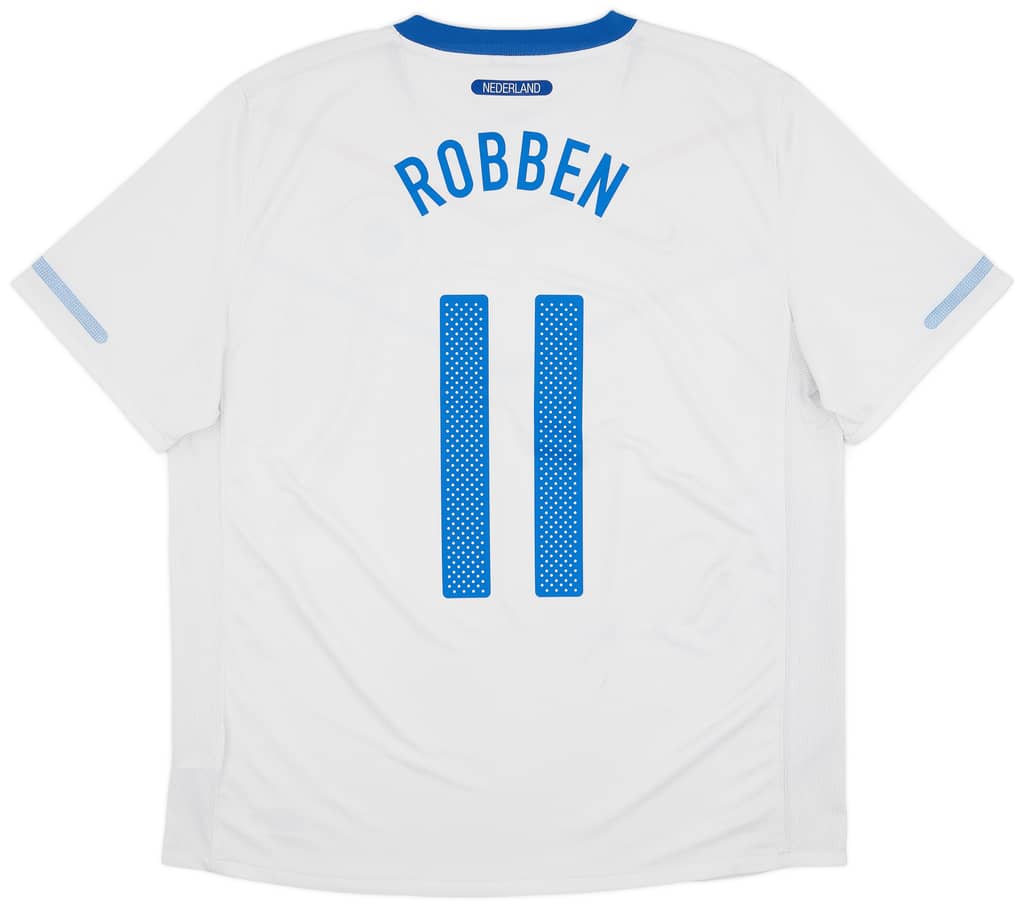 2010-11 Netherlands Away Shirt Robben #11 - 6/10 - (XL)