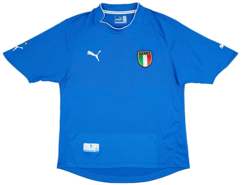 2003-04 Italy Home Shirt #7 - 8/10 - (XL)