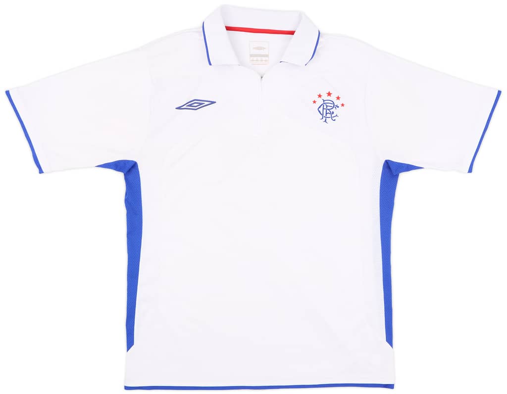 2007-08 Rangers Umbro 1/4 Zip Polo Shirt - 7/10 - (M)