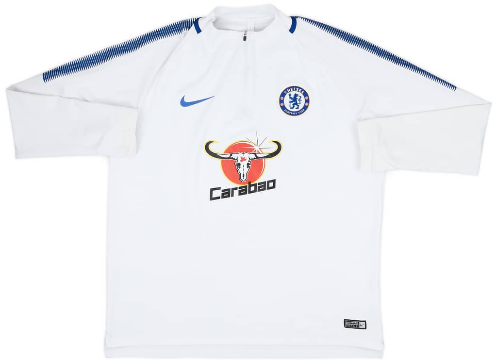 2017-18 Chelsea Nike 1/4 Zip Training Top - 7/10 - (M)