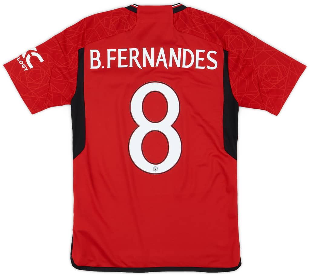 2023-24 Manchester United Home Shirt B.Fernandes #8 - 9/10 - (S)