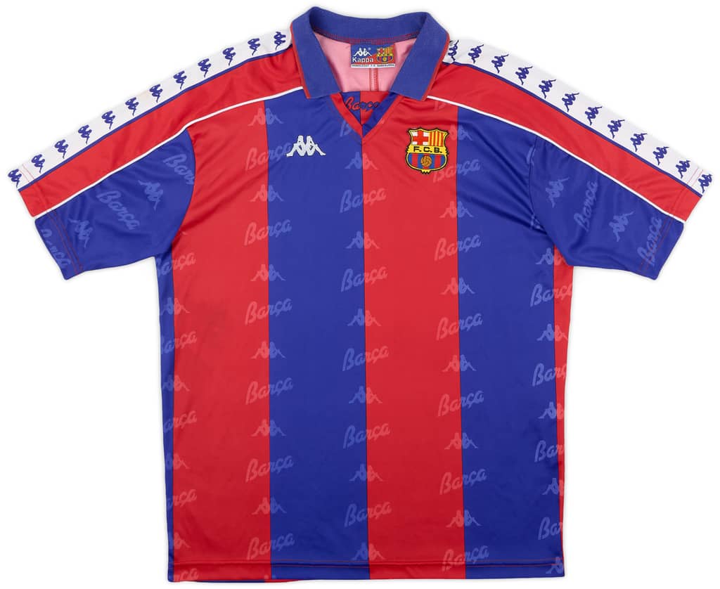 1992-95 Barcelona Home Shirt - 8/10 - (L)