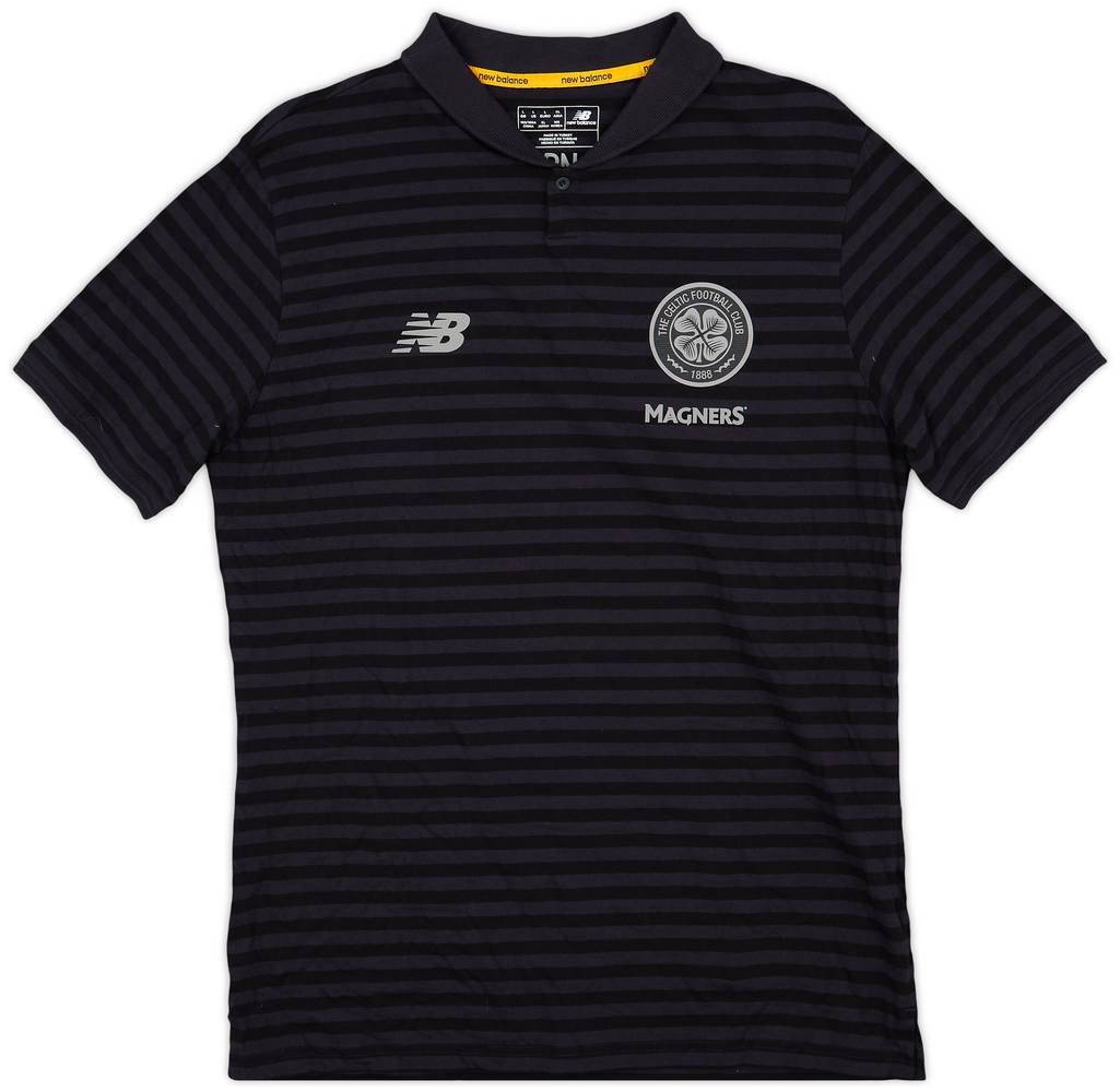 2019-20 Celtic New Balance Polo Shirt - 9/10 - (L)