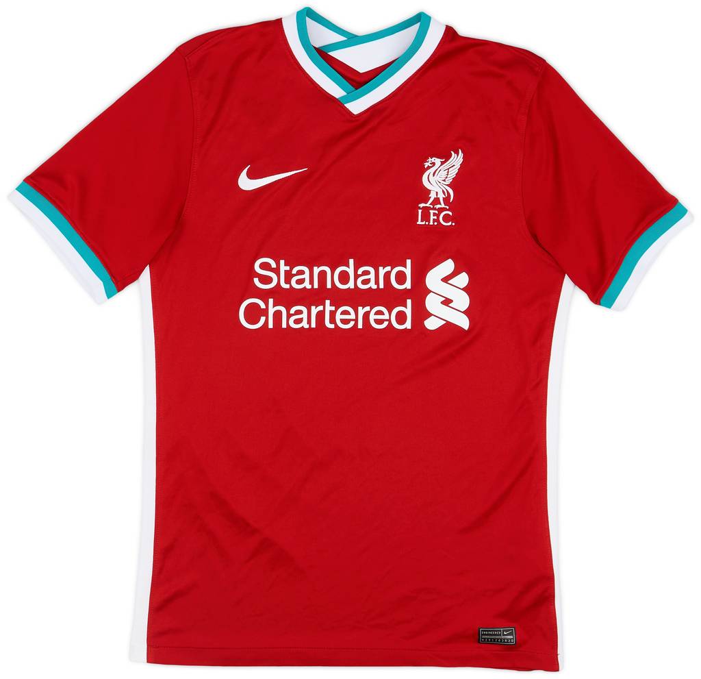 2020-21 Liverpool Home Shirt Virgil #4 - 9/10 - (S)