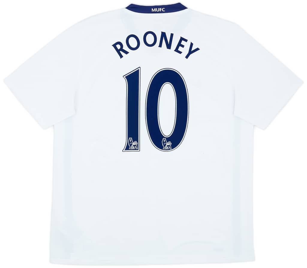 2008-10 Manchester United Away Shirt Rooney #10 - 5/10 - (XL)