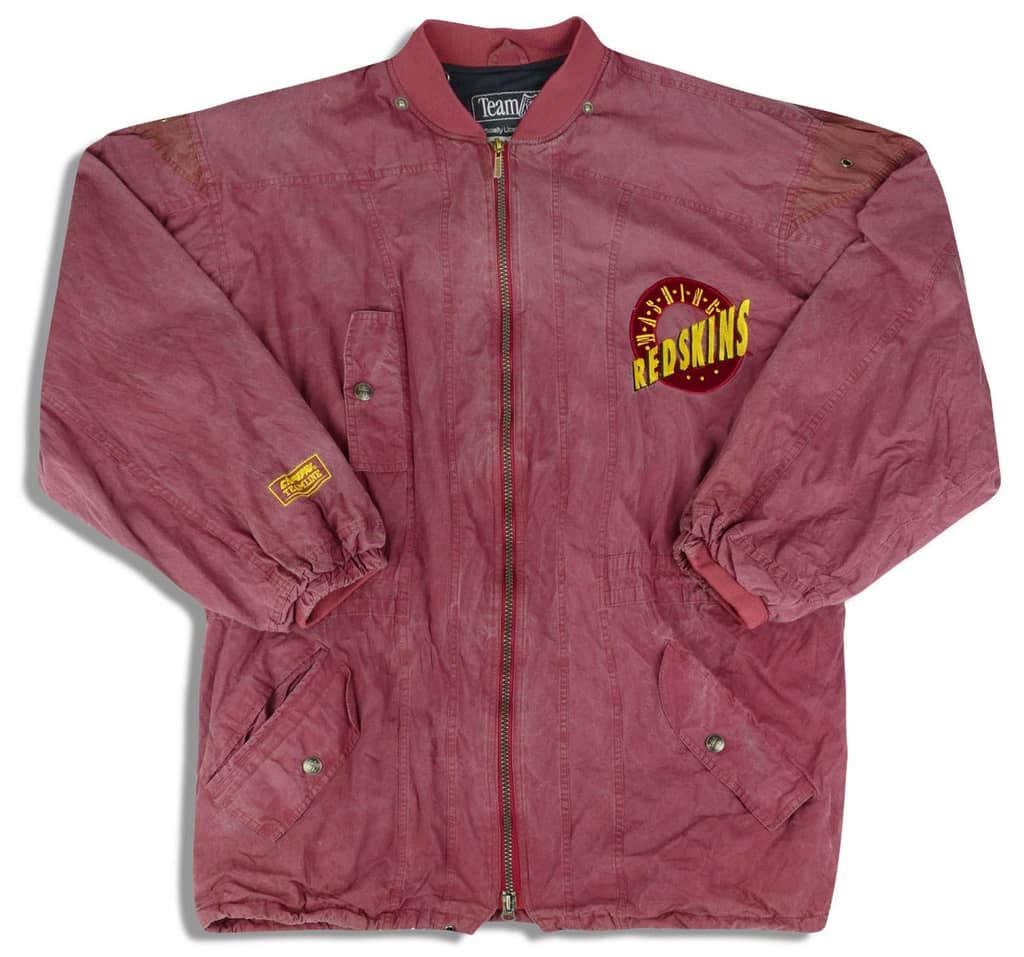 1990s Washington Redskins Campri Teamline Longline Coat XXL