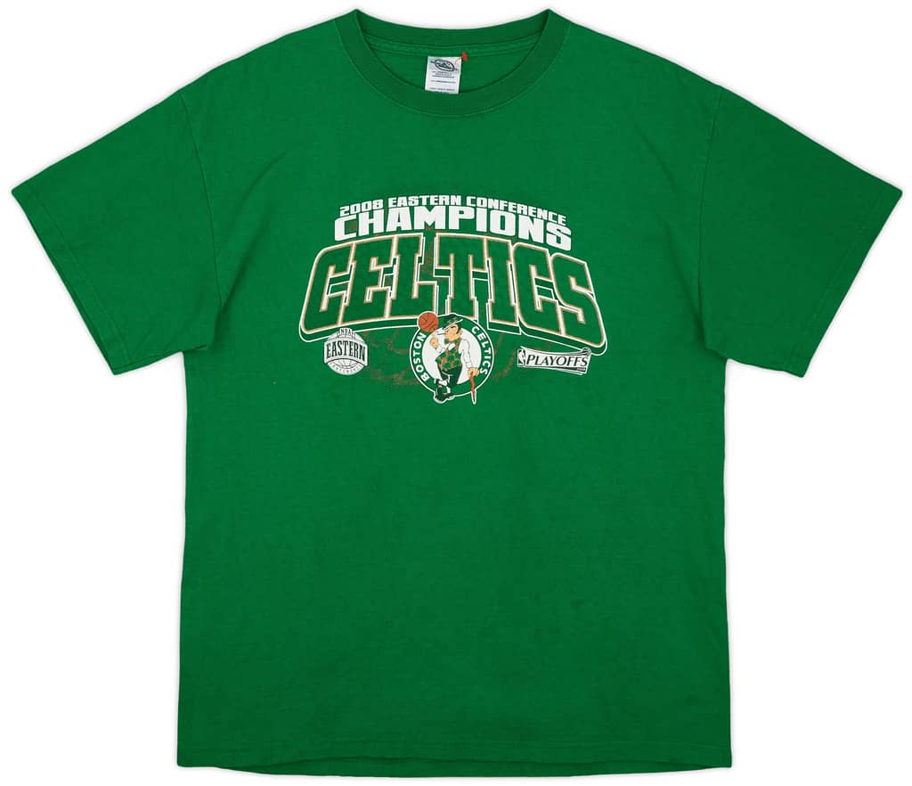 2008 Boston Celtics Eastern Conference Champions Tee - 5/10 - (L)