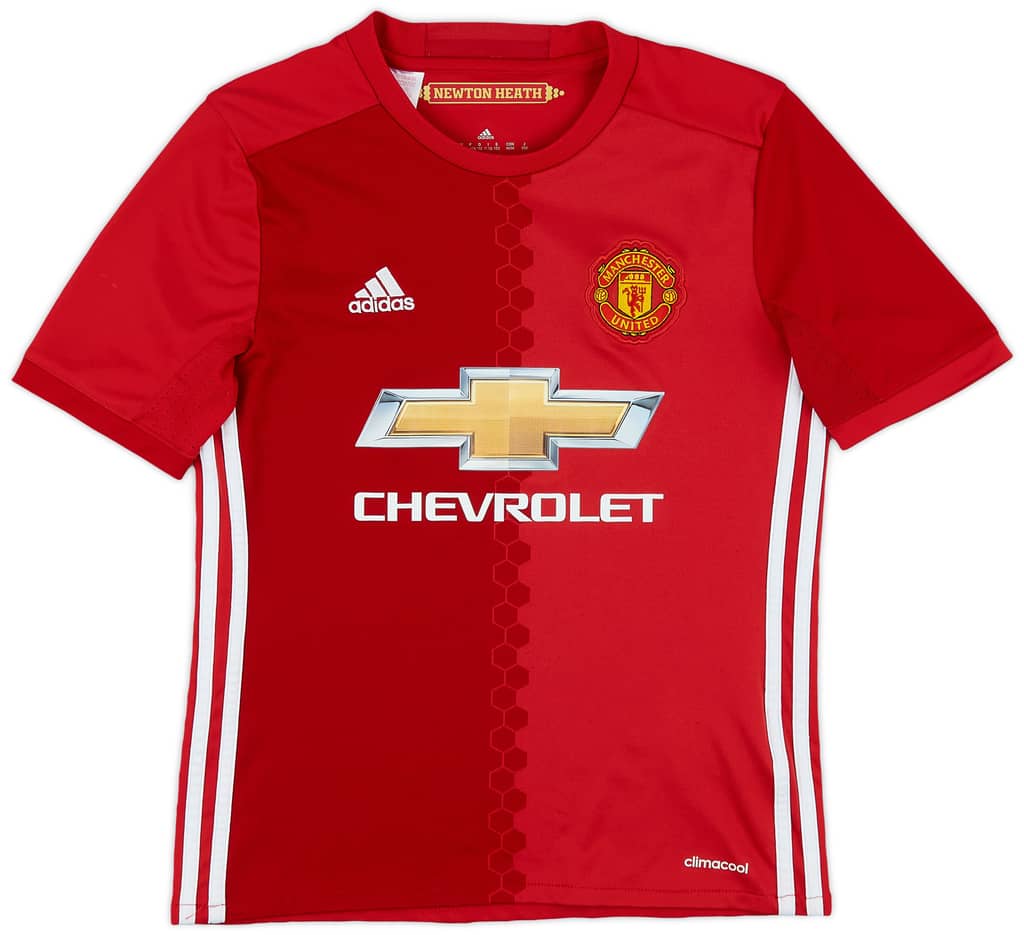 2016-17 Manchester United Home Shirt - 8/10 - (M.Boys)