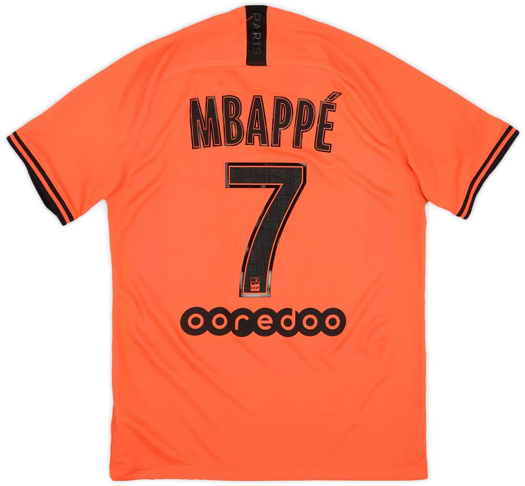 2019-20 Paris Saint-Germain Away Shirt Mbappe #7 - 9/10 - (M)