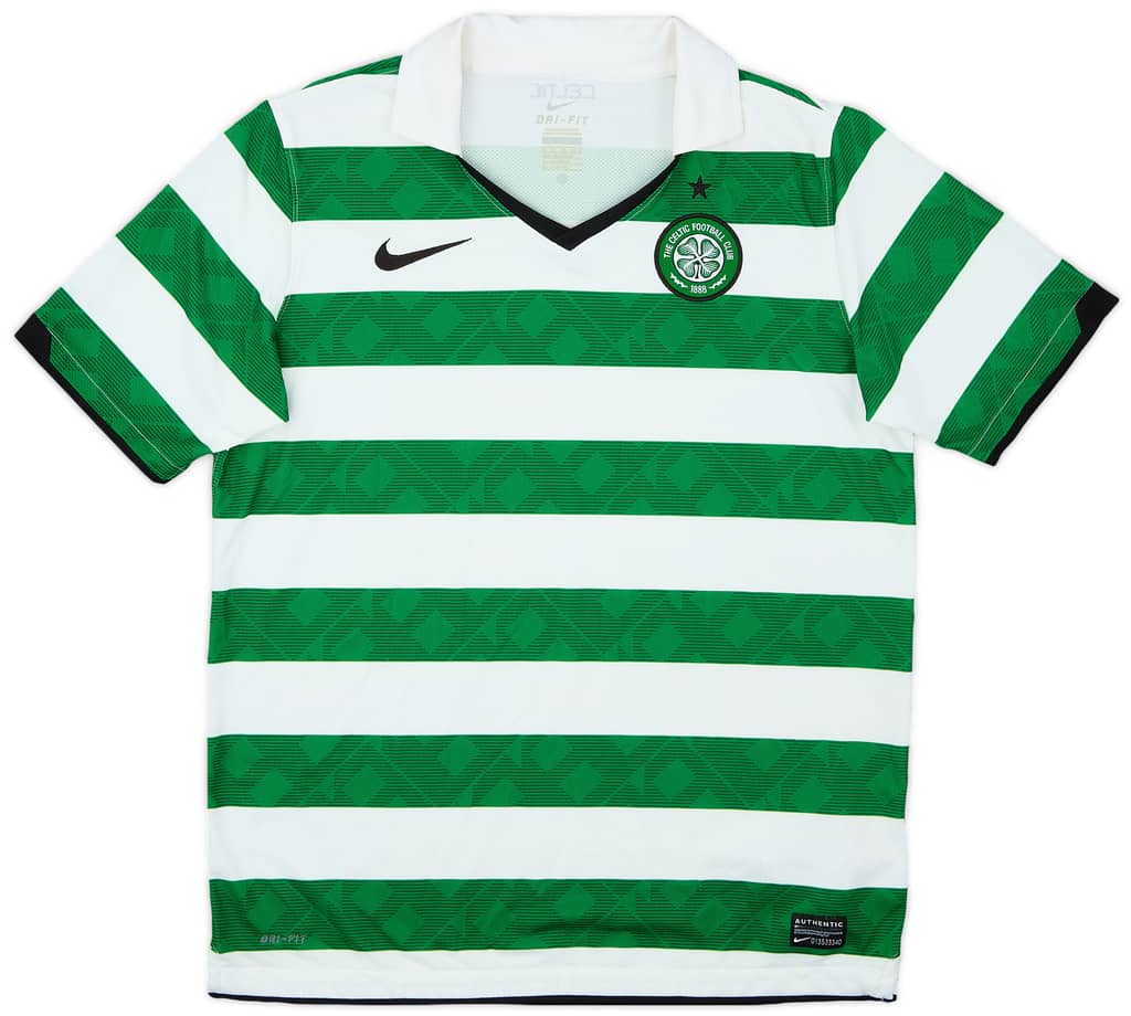 2010-12 Celtic Home Shirt - 8/10 - (XL.Boys)