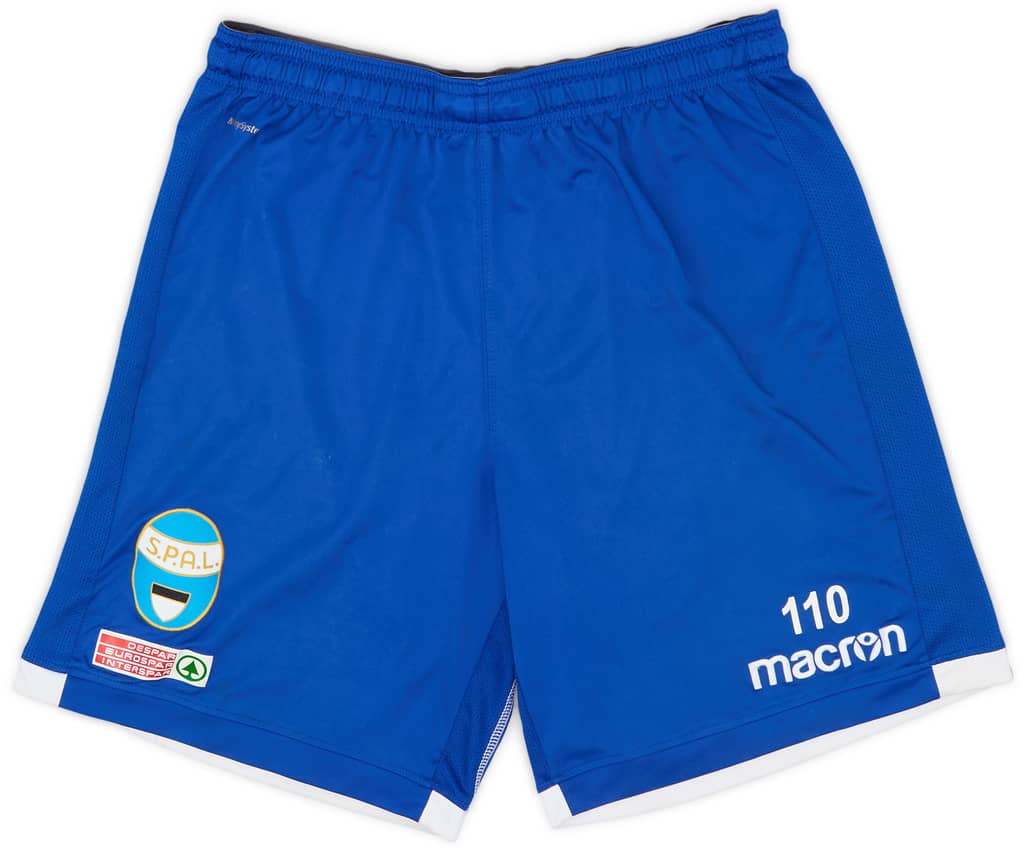 2017-18 SPAL Macron Player Issue Training Shorts #110 - 6/10 - (L)