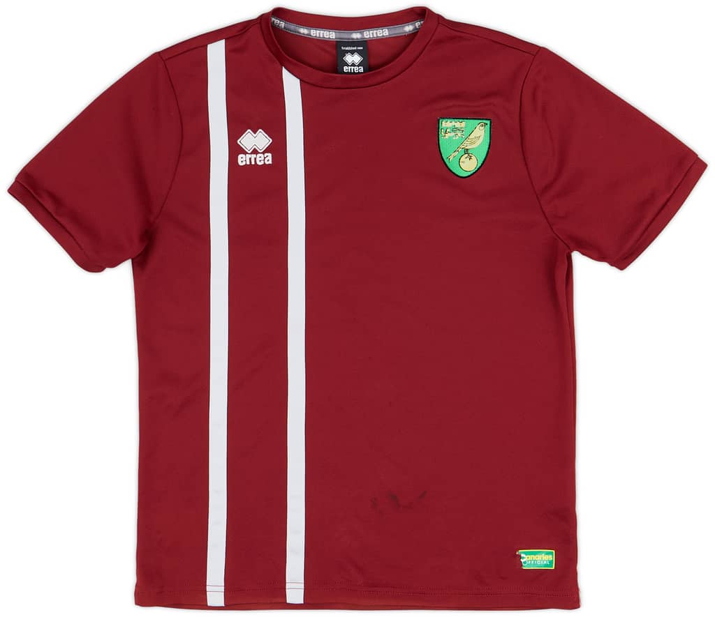 2012-13 Norwich Errea Training Shirt - 6/10 - (L.Boys)