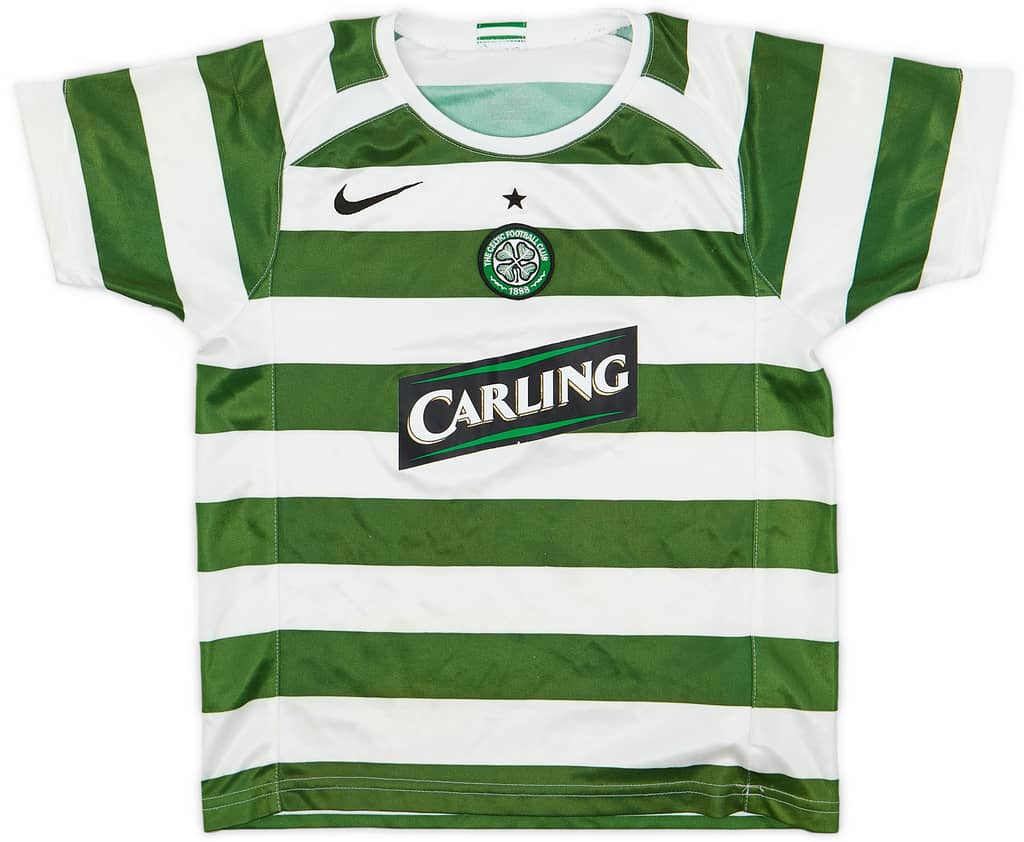 2005-07 Celtic Home Shirt - 5/10 - (5-6 Years)