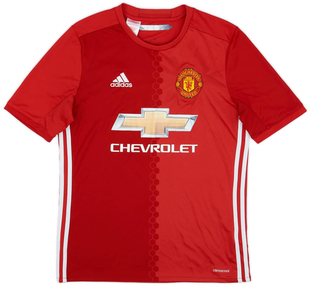 2016-17 Manchester United Home Shirt - 6/10 - (L.Boys)